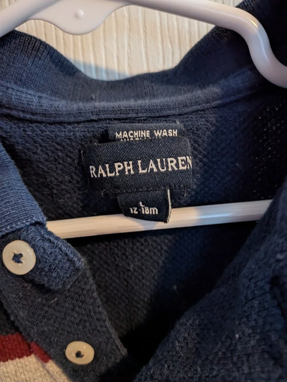 Ralph Lauren Boys Onesie 18M (Sweater Type Material)